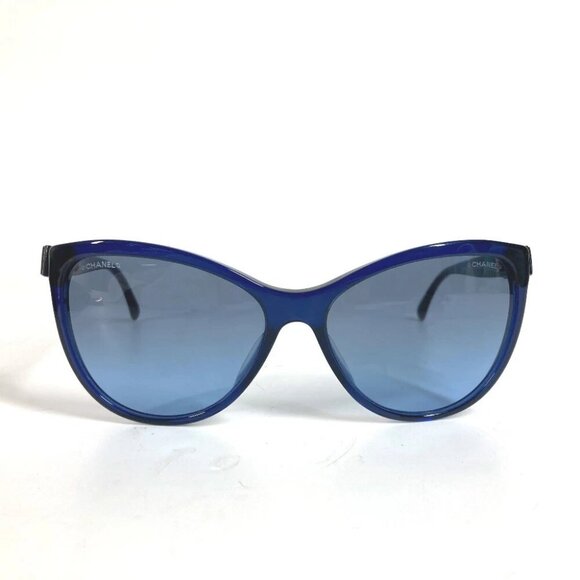 CHANEL 5281-Q CC CC Mark Ribon Ribbon glasses glasses eyewear sunglasses Pla... - Picture 2 of 14